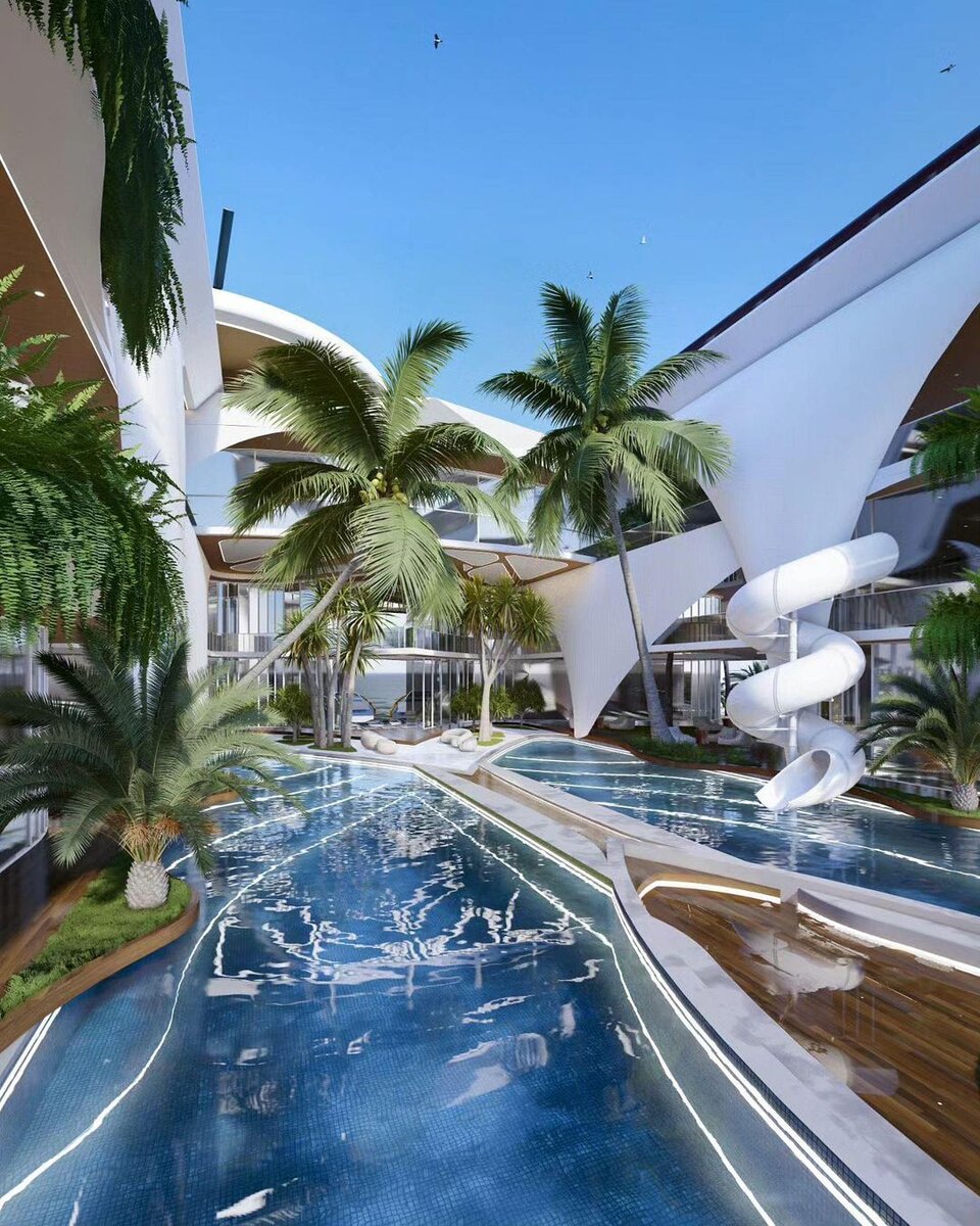 کانسپت عمارت خیرهکننده بزرگترین فوتبالیست تاریخ/ زندگی شاهانه لیونل مسی در میامی