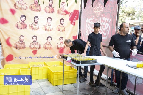 برپایی موکب شهدای فولادمبارکه همزمان با اربعین حسینی