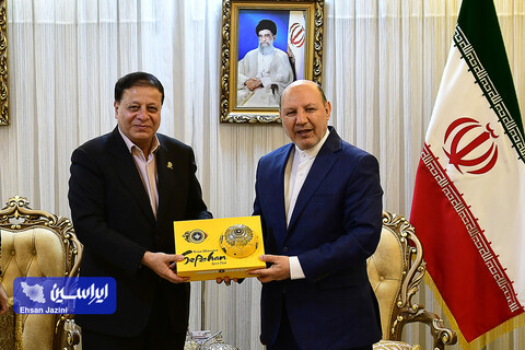 دیدار محمدرضا ساکت مدیرعامل سپاهان با سرکنسول ایران در عراق