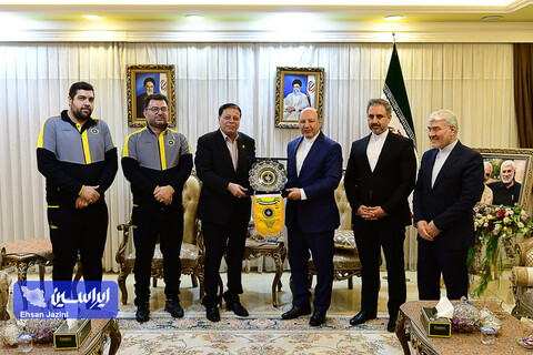 دیدار محمدرضا ساکت مدیرعامل سپاهان با سرکنسول ایران در عراق