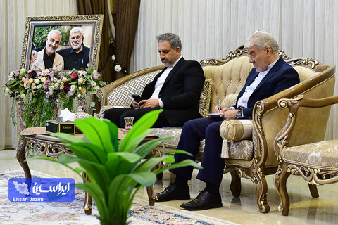 دیدار محمدرضا ساکت مدیرعامل سپاهان با سرکنسول ایران در عراق