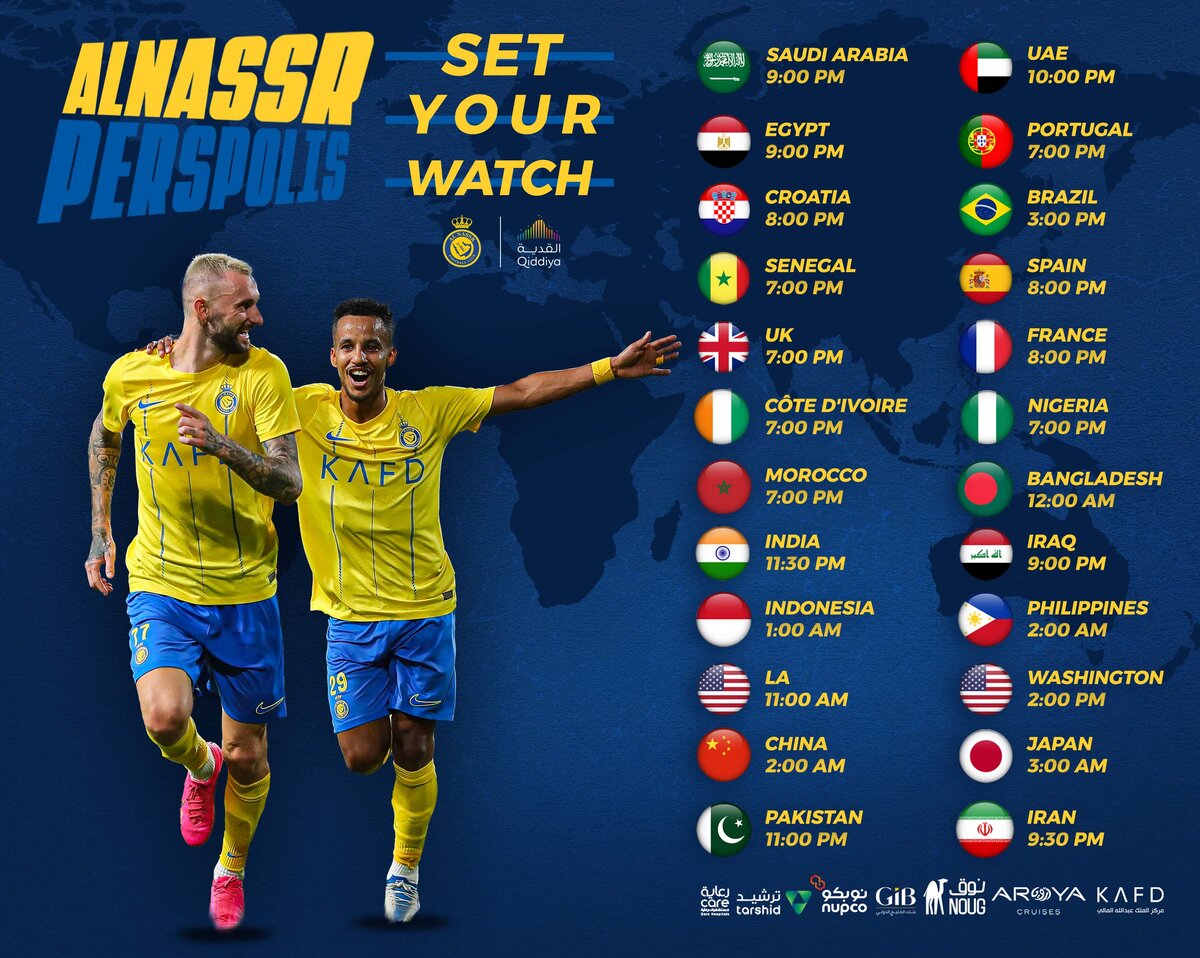 زمان بازی پرسپولیس - النصر مشخص شد