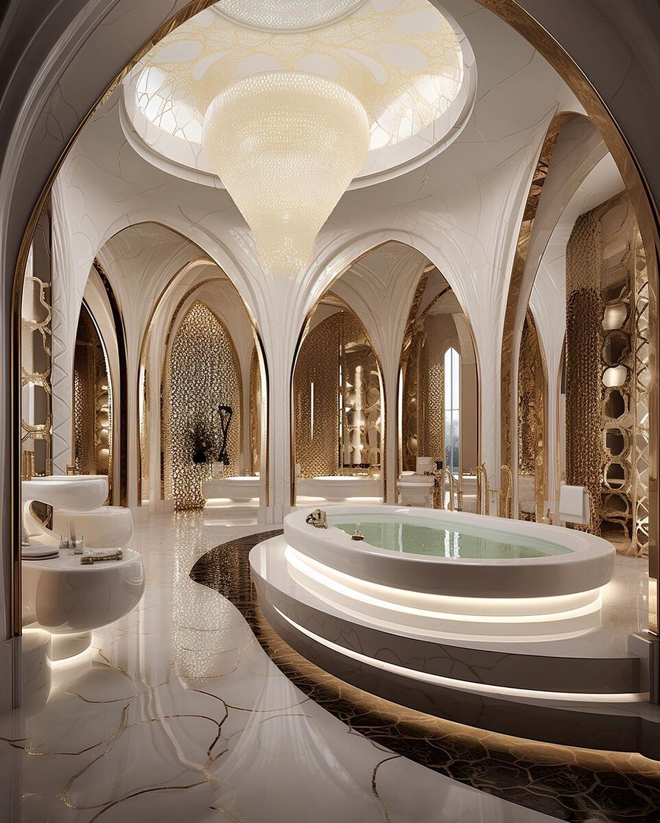 تصاویر کانسپت عمارت خیرکننده نیمار در عربستان