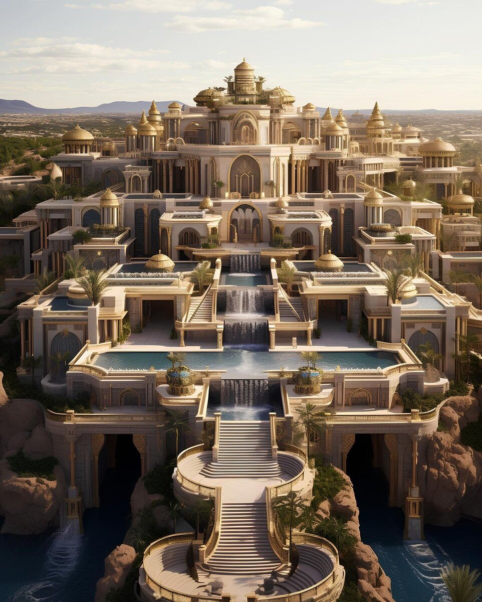 تصاویر کانسپت عمارت خیرکننده نیمار در عربستان