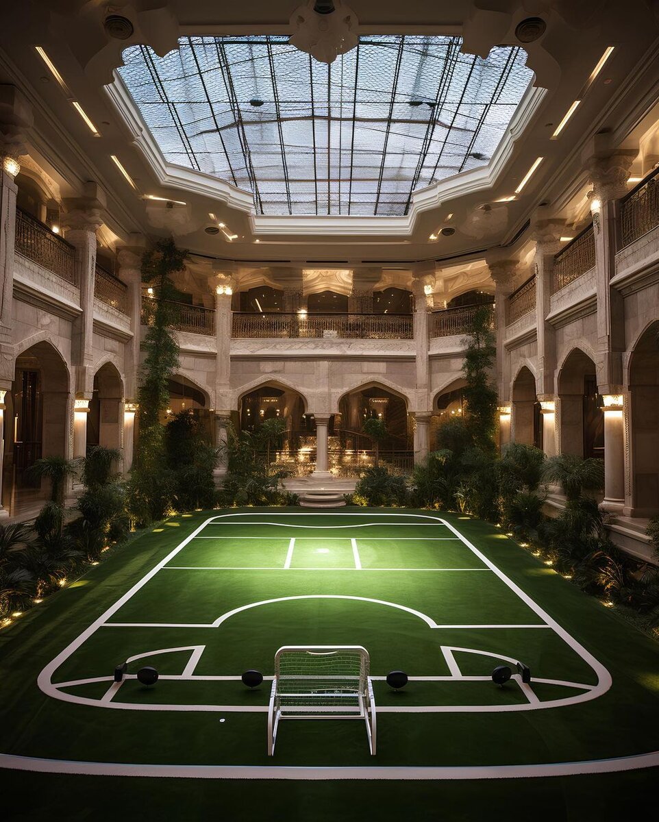 تصاویر کانسپت عمارت خیرکننده نیمار در عربستان