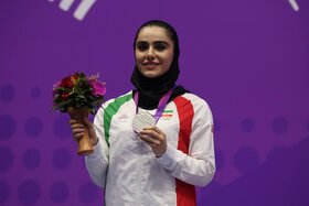 زهرا کیانی در بازی‌های آسیایی نقره گرفت