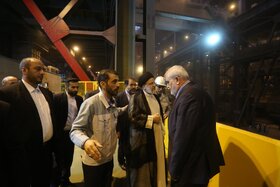 ورود رئیس جمهور به قلب صنعت فولاد ایران