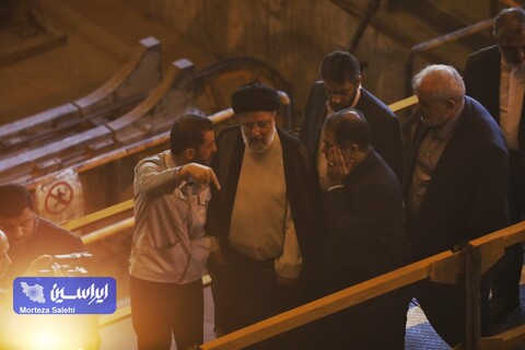 ورود رئیس جمهور به قلب صنعت فولاد ایران