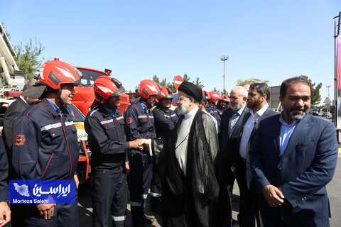 بازدید رئیس‌جمهور از شرکت فولاد مبارکه و آئین راه‌اندازی فاز اول نیروگاه شهید حاج احمد کاظمی
