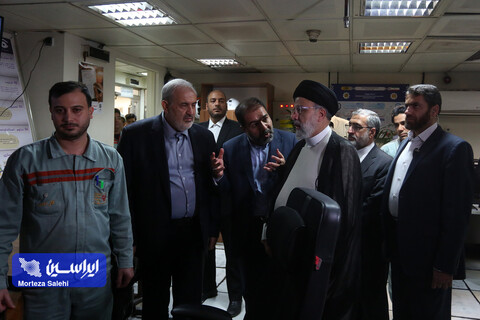 بازدید رئیس‌جمهور از شرکت فولاد مبارکه و آئین راه‌اندازی فاز اول نیروگاه شهید حاج احمد کاظمی