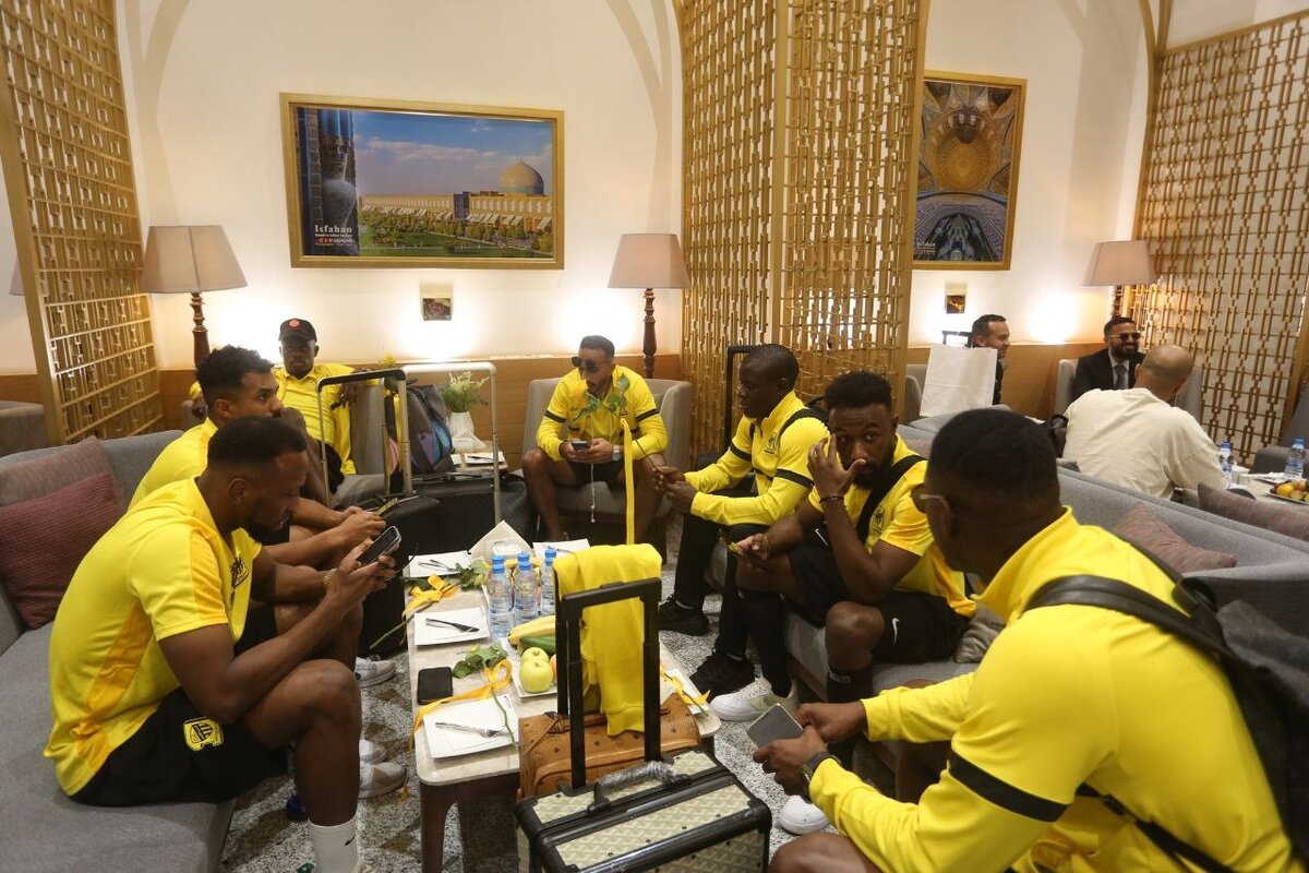 ورود تیم الاتحاد عربستان به اصفهان برای نبرد با سپاهان