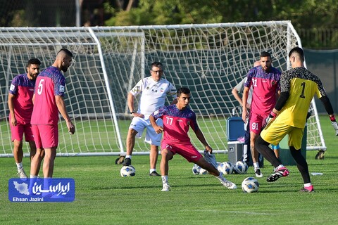 تمرین سپاهان پیش از دیدار الاتحاد