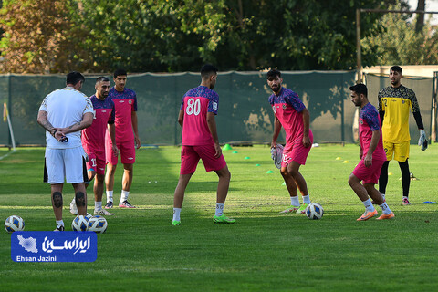 تمرین سپاهان پیش از دیدار الاتحاد