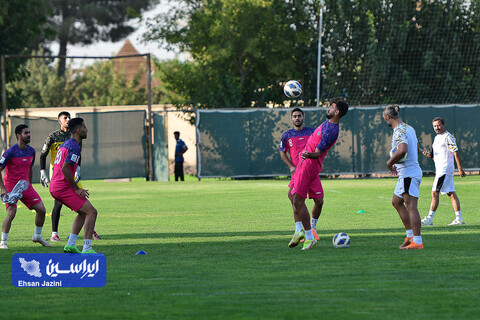 تمرین سپاهان پیش از دیدار الاتحاد