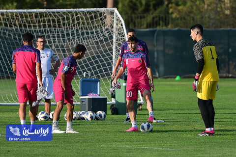 تمرین سپاهان پیش از دیدار الاتحاد