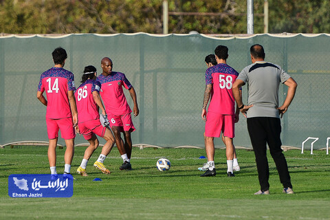 تمرین سپاهان پیش از دیدار الاتحاد