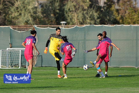 تمرین سپاهان پیش از دیدار الاتحاد