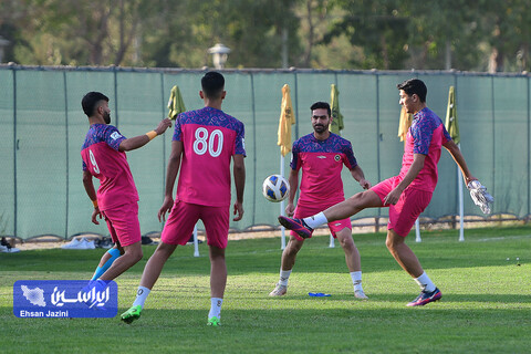 تمرین سپاهان پیش از دیدار الاتحاد