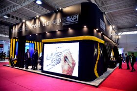 غرفه فولاد مبارکه در اولین روز از بیست و دومین نمایشگاه بین المللی تاسیسات