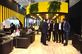 غرفه فولاد مبارکه در اولین روز از بیست و دومین نمایشگاه بین المللی تاسیسات