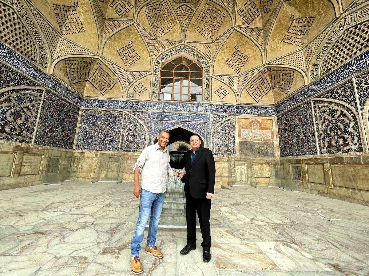 تصاویری جالب از اصفهانگردی ساکت و مورایس