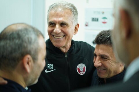 قطر با کیروش طلسم ۱۴ ساله ایران را میشکند؟ کیروش در رختکن تیم ملی ایران