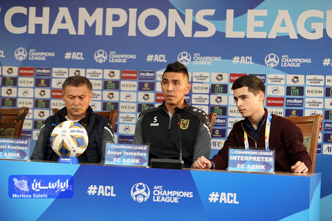 نشست خبری پیش از دیدار تیم فوتبال سپاهان و آلمالیق ازبکستان