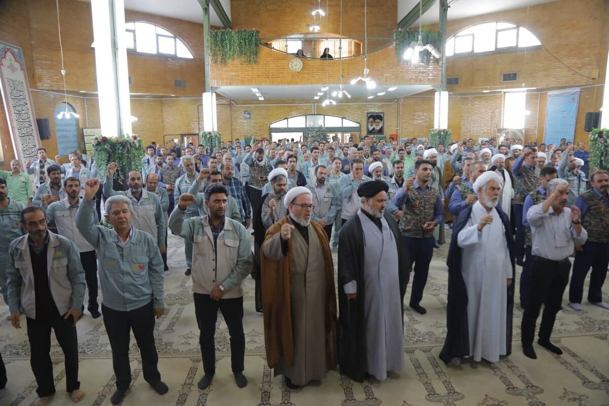 اعلام انزجار مدیریت و کارکنان فولاد مبارکه از جنایات رژیم صهیونیستی و همدردی با ملت مظلوم فلسطین