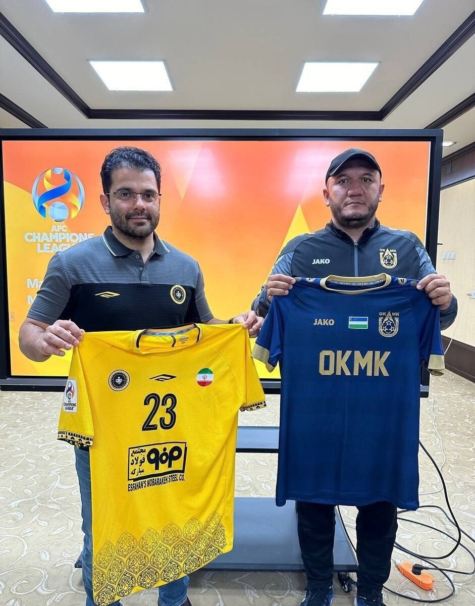 سپاهان با لباس زردرنگ مقابل آلمالیق به میدان میرود