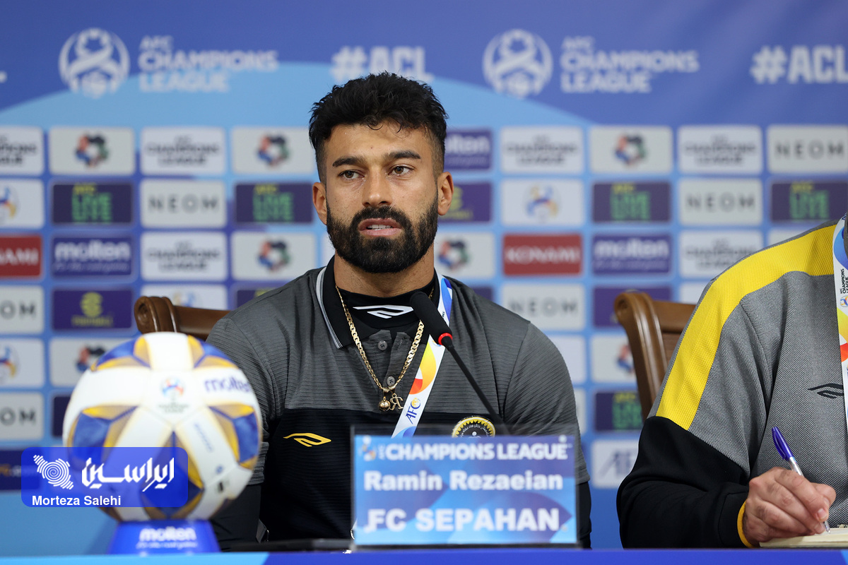 رامین رضاییان: در بازی بزرگ فردا حق اشتباه نداریم/ باید ۳ امتیاز مسابقه را کسب کنیم