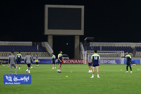 تمرین پیش از بازی سپاهان - آلمالیق در لیگ قهرمانان