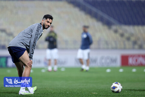 تمرین پیش از بازی سپاهان - آلمالیق در لیگ قهرمانان