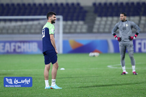 تمرین پیش از بازی سپاهان - آلمالیق در لیگ قهرمانان