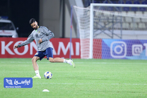 تمرین پیش از بازی سپاهان - آلمالیق در لیگ قهرمانان