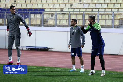 تمرین پیش از بازی سپاهان - آلمالیق در لیگ قهرمانان