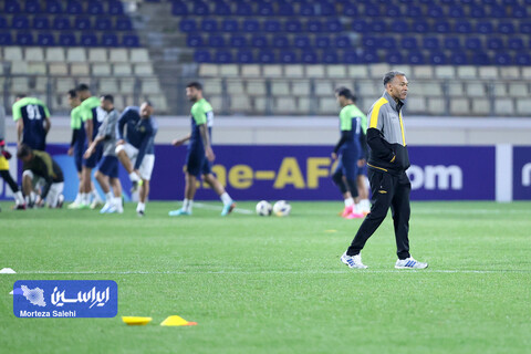 تمرین پیش از بازی سپاهان - آلمالیق در لیگ قهرمانان
