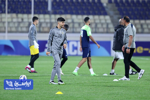 تمرین پیش از بازی سپاهان - آلمالیق در لیگ قهرمانان