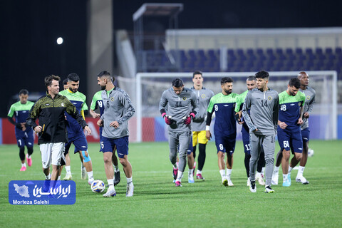 تمرین پیش از بازی سپاهان - آلمالیق در لیگ قهرمانان