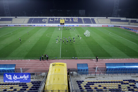 تمرین پیش از بازی سپاهان - آلمالیق در لیگ قهرمانان