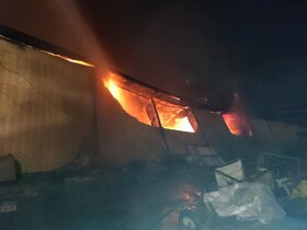 آتش‌سوزی خانه خالی از سکنه در اصفهان اطفا شد