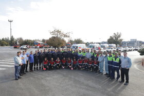 مانور پدافند غیرعامل شرکت فولاد مبارکه