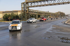 مانور پدافند غیرعامل شرکت فولاد مبارکه