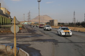 مانور پدافند غیرعامل شرکت فولاد مبارکه