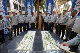 مانور پدافند غیرعامل شرکت فولاد مبارکه