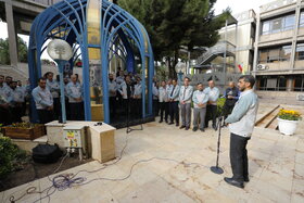 مانور پدافند غیرعامل شرکت فولاد مبارکه