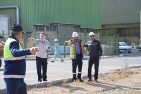 مانور پدافند غیرعامل شرکت فولاد مبارکه