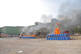 مانور پدافند غیرعامل شرکت فولاد مبارکه