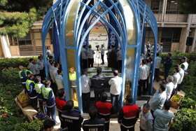 مانور پدافند غیرعامل شرکت فولاد مبارکه