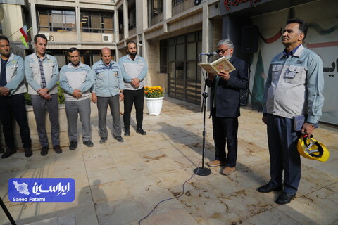 مانور پدافند غیرعامل شرکت فولاد مبارکه