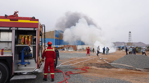مانور عملیاتی پدافند غیرعامل شرکت ورقخودرو چهارمحال و بختیاری پدافند غیرعامل در شرکت ورق خودرو